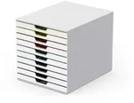 Durable VARICOLOR Mix 10 Dateiablagebox Kunststoff Mehrfarbig, Wei&szlig;
