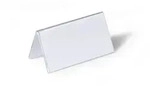 Durable 805119 Nicht-metallisches Namensschild Transparent PVC