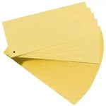 Herlitz 10843613 Trennblatt Karton Gelb 100 St&uuml;ck(e)