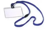 Durable Namensschild mit Textilband 10, 60 x 90 mm