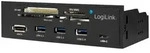 LogiLink UA0341 Kartenleser SATA Eingebaut Schwarz