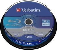 Verbatim 43746, Verbatim 43746 Leere Blu-Ray Disc BD-R 50 GB 10 St&uuml;ck(e)