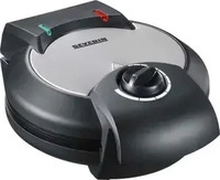 Severin WA 2103, Severin WA 2103 Waffeleisen 4 Waffel(n) 1200 W Schwarz, Silber
