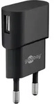 Goobay 44947 Ladeger&auml;t f&uuml;r Mobilger&auml;te Universal Schwarz AC Drinnen