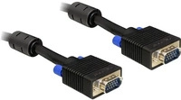 Delock 82556, DeLOCK 1m VGA Cable VGA-Kabel VGA (D-Sub) Schwarz