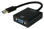 LogiLink UA0231 USB-Grafikadapter 1920 x 1080 Pixel Schwarz
