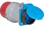 Brennenstuhl 1081690 Netzstecker-Adapter Blau, Grau, Rot