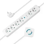 LogiLink LPS271 Verl&auml;ngerungskabel 1,5 m 6 AC-Ausg&auml;nge Drinnen Wei&szlig;