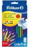 Pelikan 700672 Buntstift Schwarz, Blau, Braun, Gr&uuml;n, Hellblau, Hellgr&uuml;n, Orange,