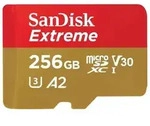 SanDisk Extreme 256 GB MicroSDXC UHS-I Klasse 10