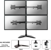 Neomounts NM-D335D4BLACK, Neomounts NM-D335D4BLACK Monitor-St&auml;nder 10-27"