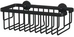 TESA MOON BLACK Aluminium Wand-montiert Duschkorb