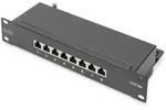 Digitus CAT 6A, Klasse E Patch Panel, geschirmt, schwarz