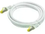 Python Cat.7 S/FTP 1m Netzwerkkabel Wei&szlig; Cat7 S/FTP (S-STP)