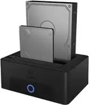 ICY BOX IB-1232CL-U3, Docking und Klonstation f&uuml;r 2x 2,5" oder 3,5" HDD/SSD to USB