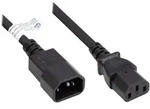 Alcasa P1430-S015 Stromkabel Schwarz 1,5 m C14-Koppler C13-Koppler