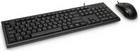 Inter-Tech 88884091, Inter-Tech KM-3149R Tastatur Maus enthalten Haus USB QWERTY