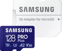 Samsung MB-MD128SA/EU, Samsung PRO Plus microSD memory card (2023) (incl. SD adapter)