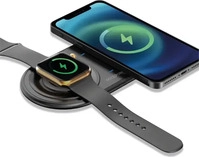 Realpower 409452, RealPower ChargeAIR Duo Smartphone, Smartwatch Schwarz USB Drinnen