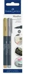 Faber-Castell 160796 Marker 2 St&uuml;ck(e) Pinselspitze Gold, Metallisch