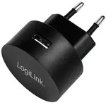 LogiLink USB Steckdosenadapter, 1x USB-Port f&uuml;r Fast Charging, 10,5W