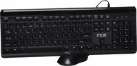 INCA IMK-377, Inca IMK-377 Tastatur Maus enthalten B&uuml;ro USB Schwarz
