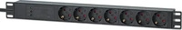 Intellinet 715140, Intellinet 715140 Stromverteilereinheit (PDU) 7 AC-Ausg&auml;nge 1U