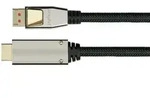 Python GC-M0216 Videokabel-Adapter 1 m DisplayPort HDMI Schwarz