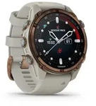 Garmin Descent MK3i - Gray/Gold - 43mm - Silikonarmband