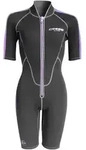 Cressi - Lido - Damen - 2mm - Shorty - Farbe: Schwarz/Lilie - Gr&ouml;&szlig;e...
