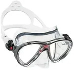 Cressi Tauchmaske Big Eyes Evolution - CLEAR/FRAME RED