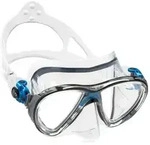 Cressi Tauchmaske Big Eyes Evolution - CLEAR/FRAME BLUE BLACK