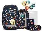 Ergobag Schulranzen Set 6tlg. Pack (2024) B&auml;rnsteinh&ouml;hle 01033-90277-10