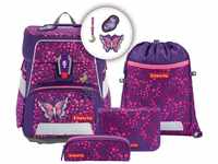 Step by Step Schulranzen Set 5tlg. Space Shine Butterfly Night Ina 213554
