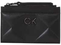 Calvin Klein Kreditkartenetui Damen RE-Look Quilt Cardholder black K60K611372BEH