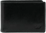 Braun B&uuml;ffel Querb&ouml;rse Herren Arezzo RFID 4CS schwarz 81426-682-010