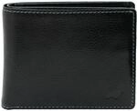 Braun B&uuml;ffel Querb&ouml;rse Herren Arezzo RFID 4+4CS schwarz 81431-682-010