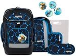 Ergobag Schulranzen Set 6tlg. Maxi Color Flash Edition (2026) B&auml;rassic Garden
