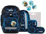 Ergobag Schulranzen Set 6tlg. Pack Color Flash Edition (2026) B&auml;rassic Garden