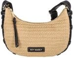 HEY MARLY Umh&auml;ngetasche Lifetime Sister S Straw sand black HM60-2623-S