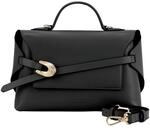 Seidenfelt Manufaktur Henkeltasche Joensuu black/gold 1107-339-1001