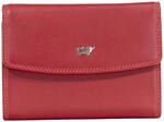 Braun B&uuml;ffel Druckknopfb&ouml;rse Damen Golf RFID B&uuml;gelb&ouml;rse 8CS rot...