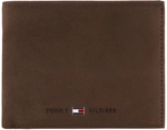 Tommy Hilfiger Querb&ouml;rse Herren Johnson CC Flap Coin Pocket dunkelbraun