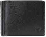 Braun B&uuml;ffel Querb&ouml;rse Dollarclip Prato 8CS schwarz 69306-760-010