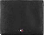 Tommy Hilfiger Querb&ouml;rse Herren Johnson Trifold schwarz AM0AM00665002