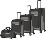 Travelite Kofferset Viia 4w L/M/S Reisetasche Schiefer 092840 04
