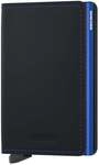 Secrid Kreditkartenetui Slimwallet Matte black-blue SM-BLACK BLUE