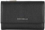 Coccinelle Hochkantb&ouml;rse Damen Metallic Soft Wallet noir E2MW5116601001