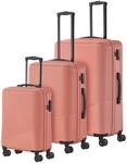 Travelite Kofferset 3tlg. BALI 4w S/M/L koralle 072340 88