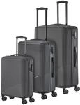 Travelite Kofferset 3tlg. BALI 4w S/M/L anthrazit 072340 04